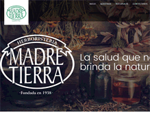 Tablet Screenshot of madretierra.com.uy